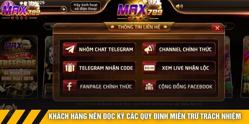 Khách hàng nên đọc kỹ các quy định miễn trừ trách nhiệm để đảm bảo quyền lợi
