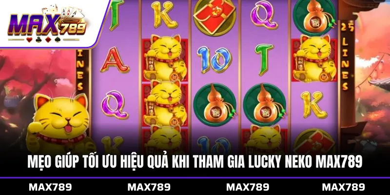 Mẹo giúp tối ưu hiệu quả khi tham gia Lucky Neko Max789