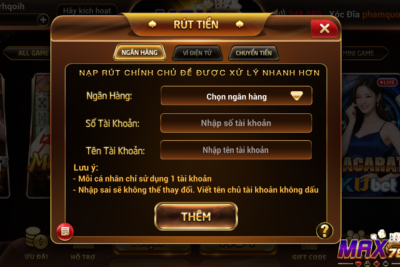 Rút tiền Max789 – Cách thức thực hiện chi tiết từ A đến Z
