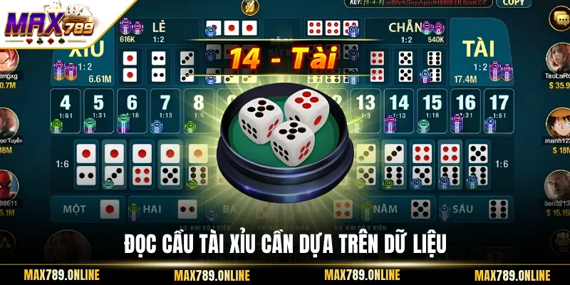 Đọc cầu Tài Xỉu cần dựa trên dữ liệu